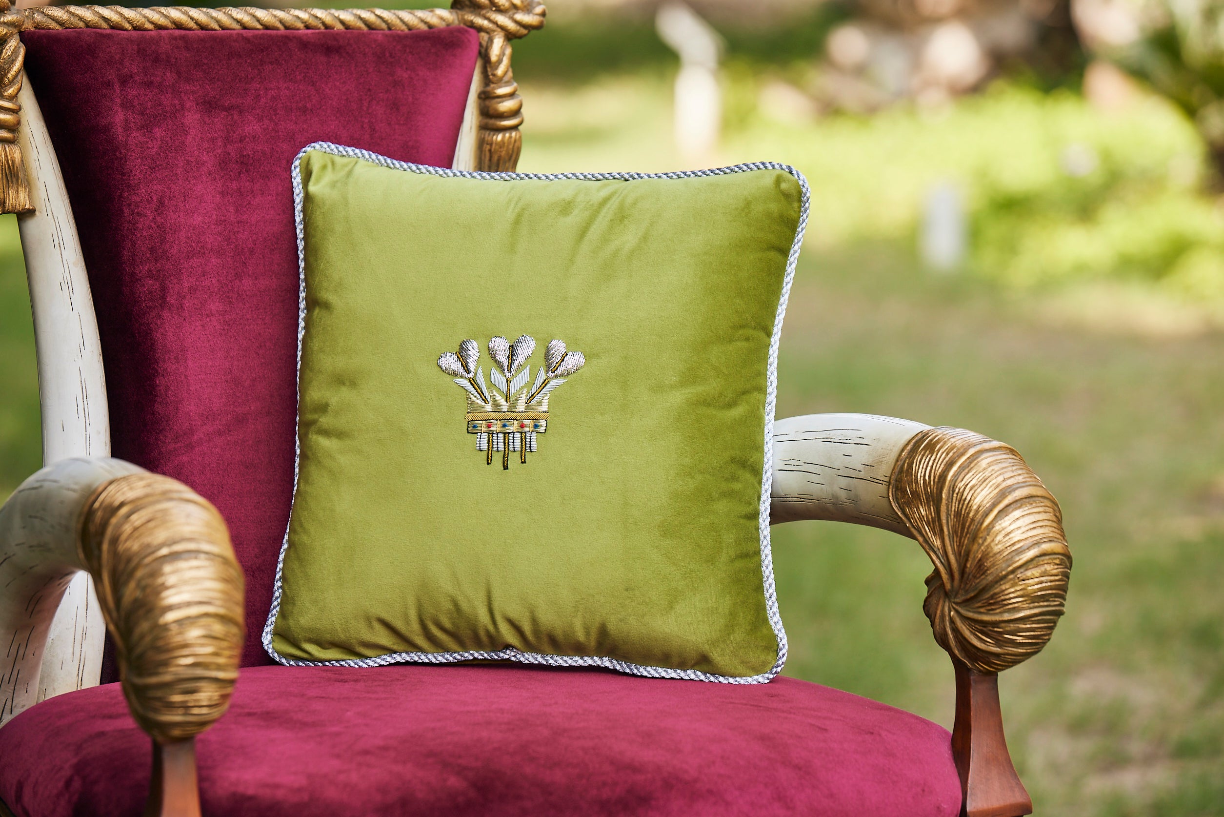 Cheston Embroidered Cushion