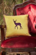 Load image into Gallery viewer, Antler Embroidered Cushion
