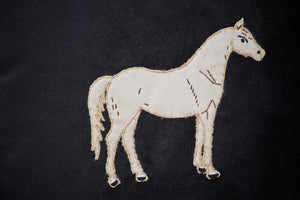 Stallion Embroidered Cushion