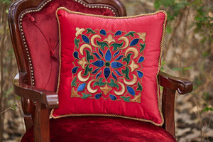 Moghul Embroidered Cushion